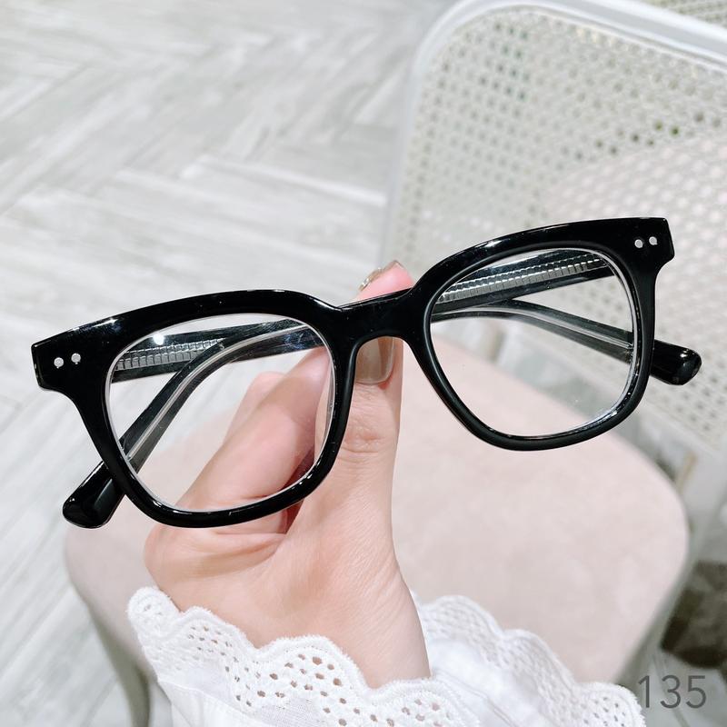 Gọng kính nhựa cốt kim loại vuông dày h135 viễn