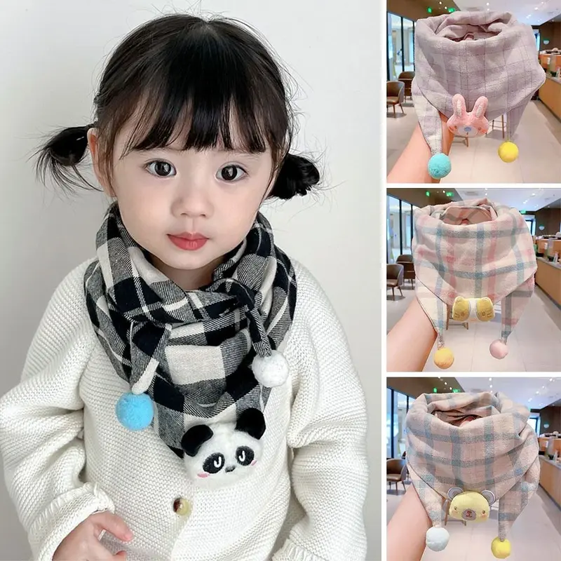 Khăn Quàng quàng cổ mùa đông cho trẻ em, chất liệu bông, thiết kế dễ thương và chống gió, thích hợp cho bé từ 1-10 tuổi, giữ ấm và mềm mại, thích hợp cho bé trai và bé gái, thiết kế ấm áp, khăn quàng cổ 1
