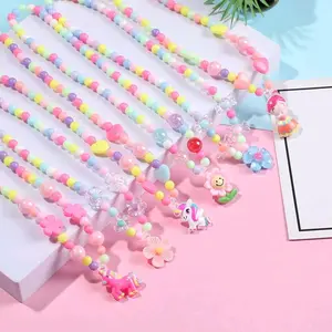 HYGGE - Kalung Manik Manik Anak Perempuan Etnik Fancy Motif Kartun Kids Fashion Cantik Costume