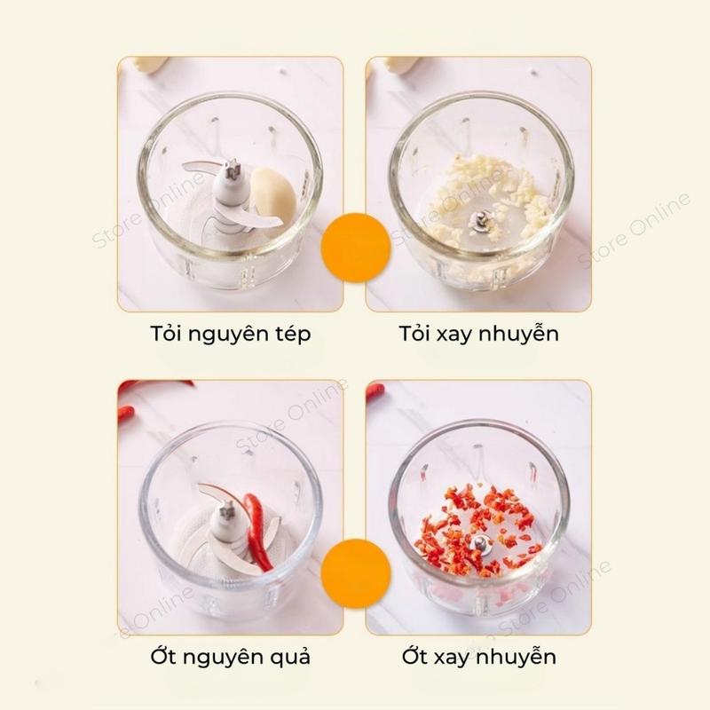 Máy Xay Ăn Dặm Mini Engler EL5144 Cối Thủy Tinh, Máy Xay Thực Phẩm Cho Bé, An Toàn, Tiện Dụng 6