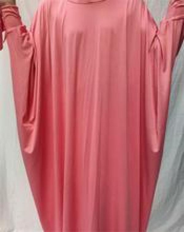 Product Introduction of New Autumn Cross-Border Supply Artistic Temperament Muslim Women's Pullover round Neck Large Swing Dress 8