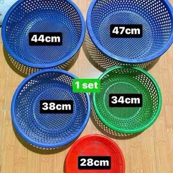 Sét 5 rổ 5 size đựng rau siêu tiện
