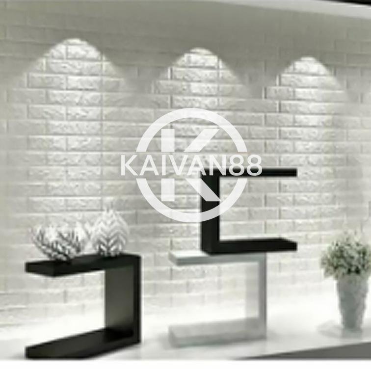 Kaivan88 Wallpaper 3D Motif Bata 70x77cm Tebal 3mm 1