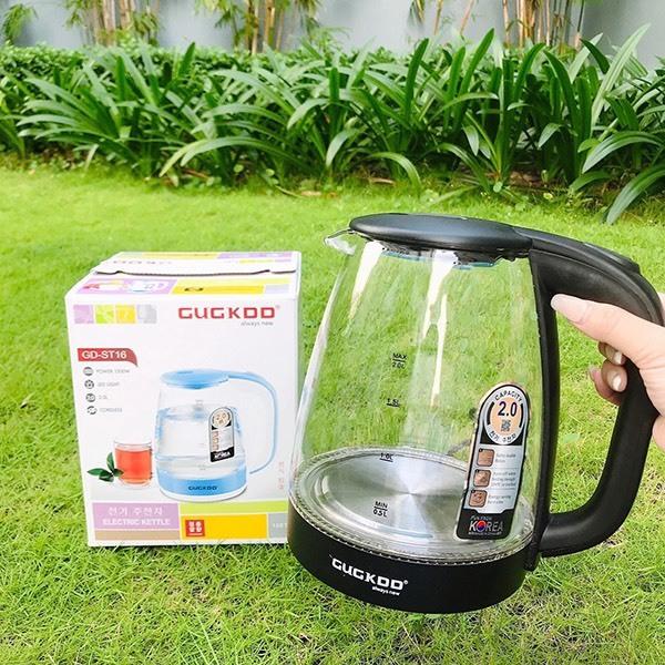 Ấm Siêu Tốc Thủy Tinh Cao Cấp 2.0 Lít CUCKDD Model GD-ST16 Có Đèn Led Tự Ngắt Khi Sôi 3