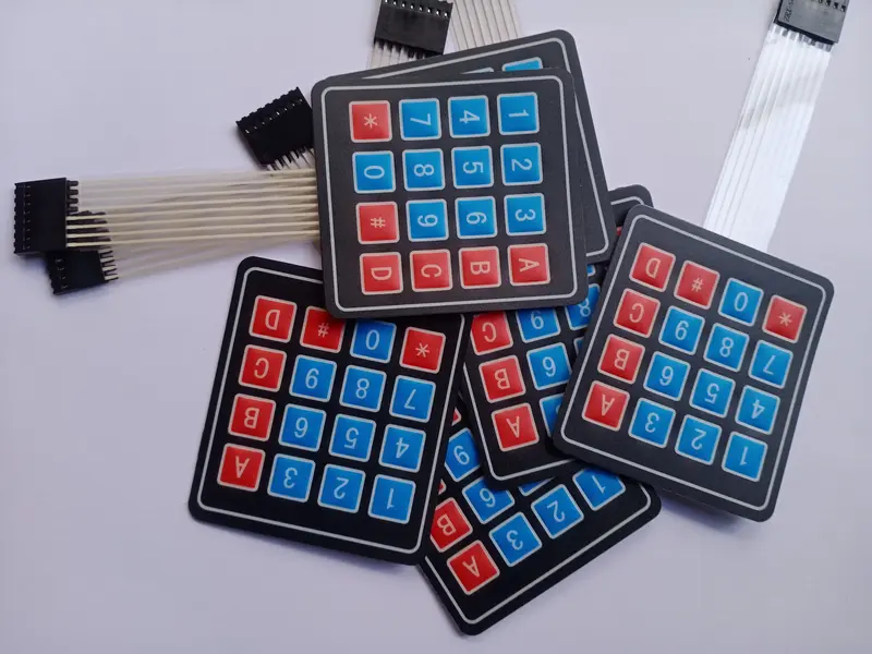 5pcs Keypad Mesin Pertamini Digital Original Tombol Pom Mini Standar - 16 Key Membrane Switch - Komputer 6