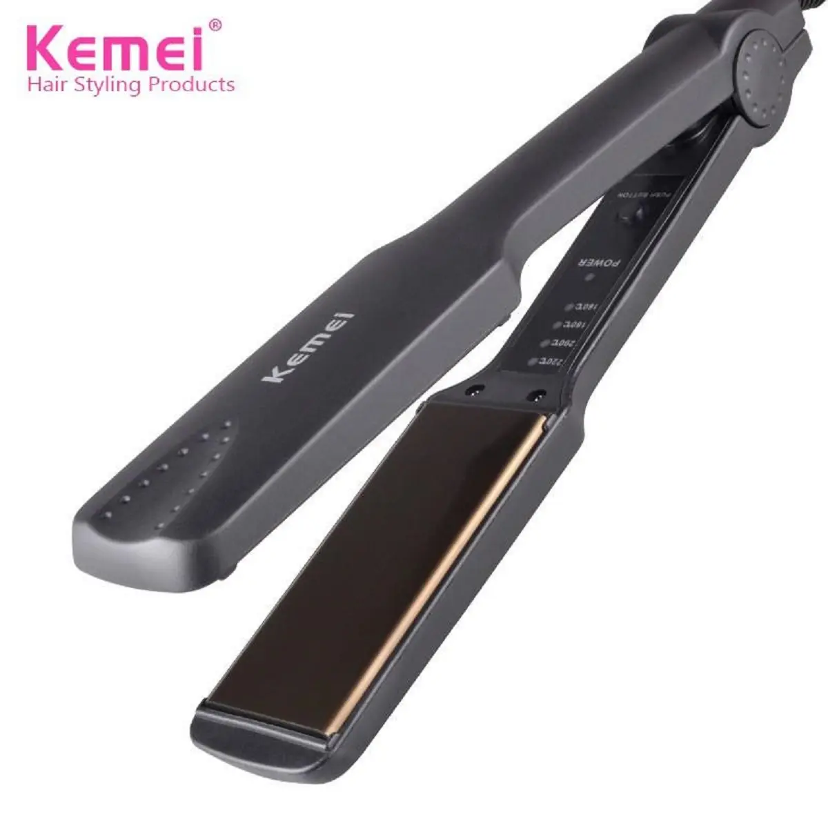 Máy là tóc bản to dành cho phái đẹp kemei KM329