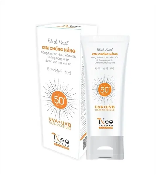 Kem chống nắng Neo Kavara Collagen nâng tone da, siêu kiềm dầu, chống bóng nhờn, dành cho mọi loại da 50ml