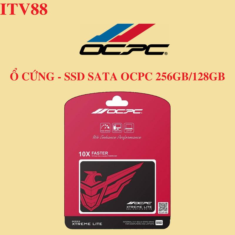 Ổ CỨNG - SSD SATA OCPC 256GB - 128GB SATA 2.5inch - BH 36 Tháng.