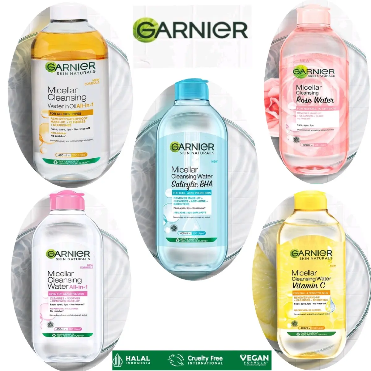 MICELLAR WATER UKURAN 400 ML