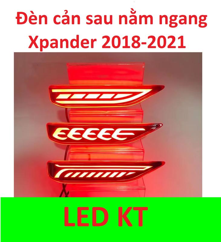 Đèn Led gầm sau Mitsubishi Xpander 2021 2020 2019 2018 led cản sau Xpander 3 chế độ xi nhan chạy Nhãn Dán Tem