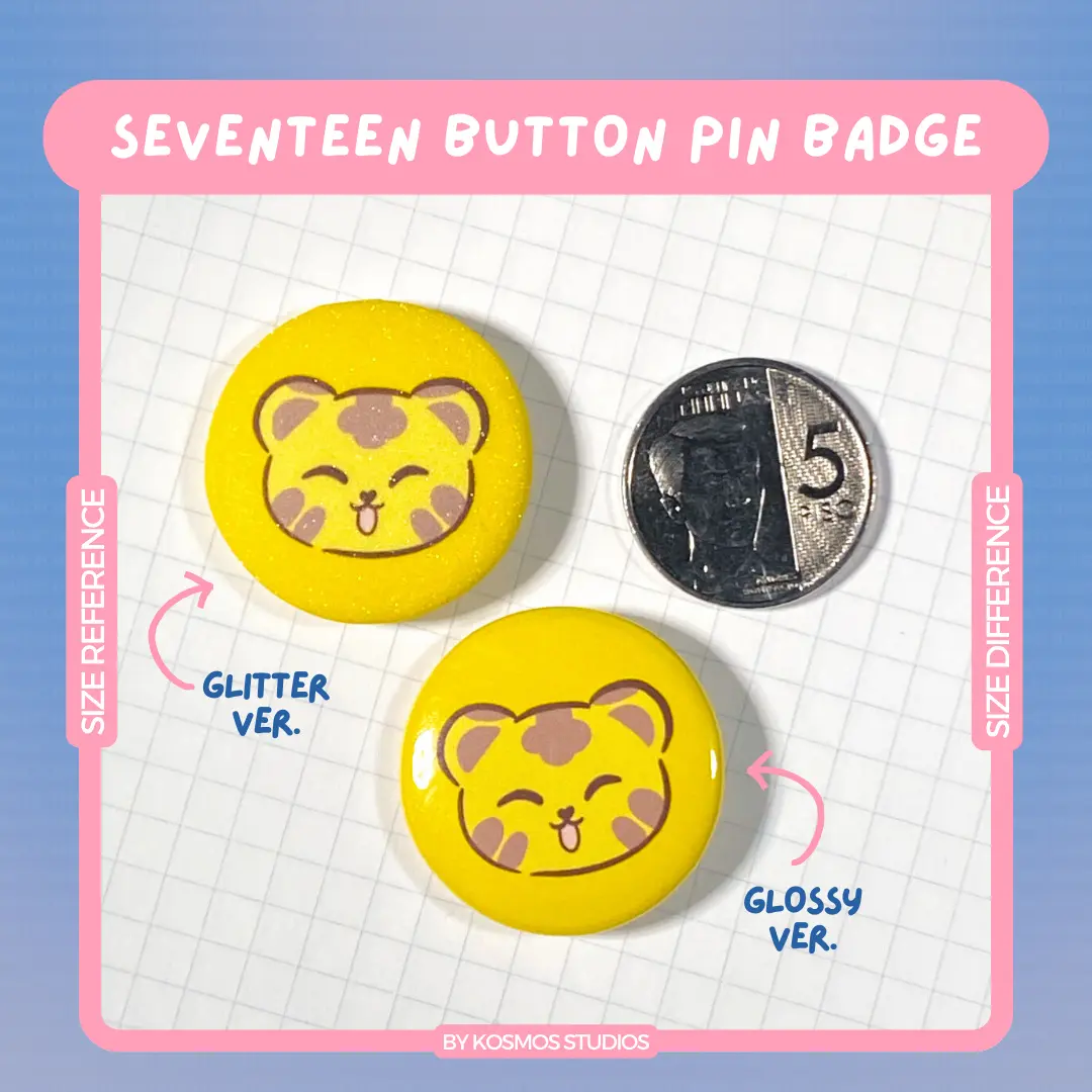 SEVENTEEN Miniteen Badge Button Pin | KPOP Merch | fanmade by