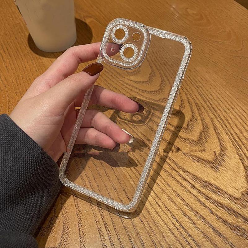 Product Introduction of Transparent Anti-fall Phone Case, Anti-fall Fully Edged Mobile Phone Case, Clear Phone Cases for iPhone X 11 12 13 14 Pro Max 5