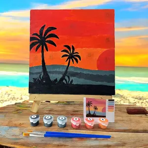 DIY Paint By Numbers Kit 1 Set - Aloha Q - SFO Semarang Official