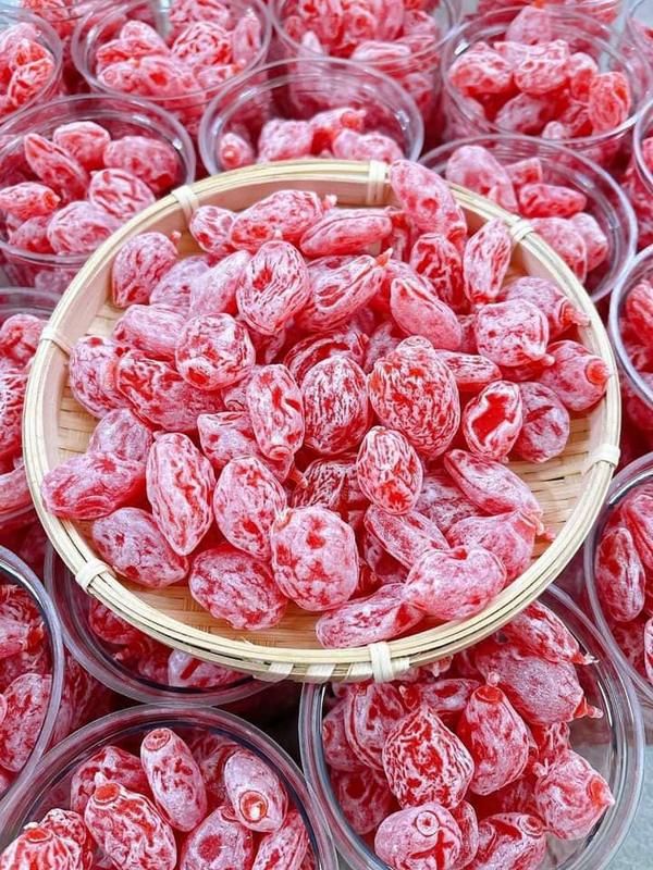 Xí muội đào hồng ô mai PET 500GRAM Ăn Vặt Snack omai truyền thống