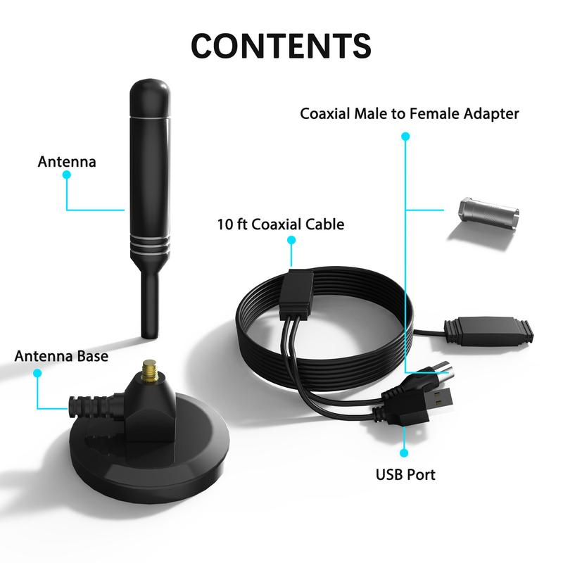 Product Introduction of Ground Wave High Gain Digital TV Antenna Indoor DTMB Home Suction Cup DVB-THDTV TV Antenna 23