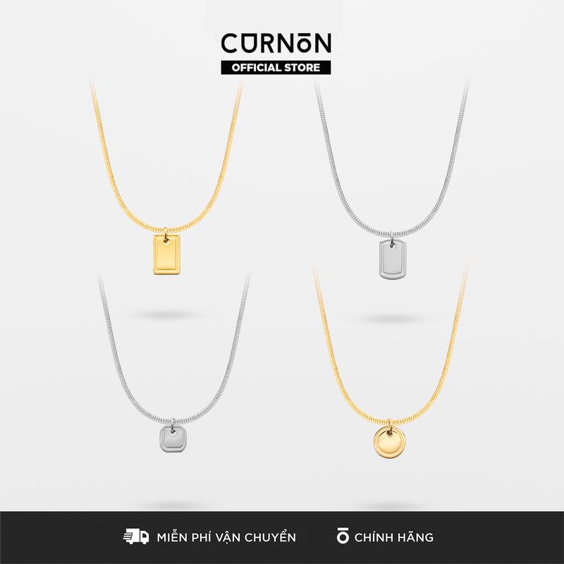 Bộ Sưu Tập Vòng cổ Nam Curnon URBANE - Trang Sức Vòng Xích Phong Cách Mạnh Mẽ, Cá Tính - Chất Liệu Thép Không Gỉ, Thiết Kế Màu Bạc Tối Giản - Tạo Điểm Nhấn Cho Nhiều Loại Trang Phục