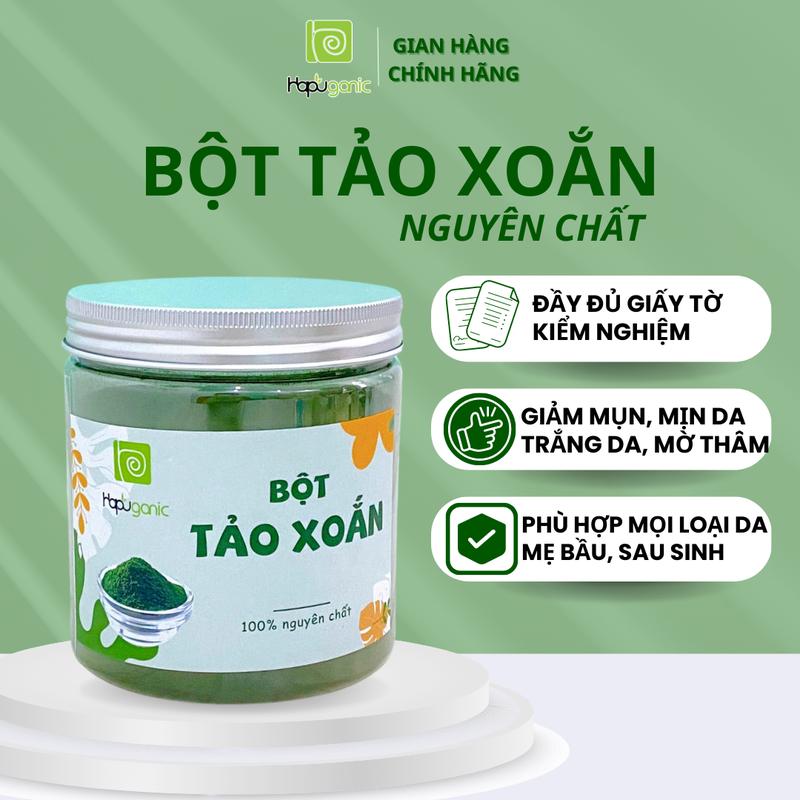 Hũ Bột Tảo Xoắn Spirulina HapuOrganic