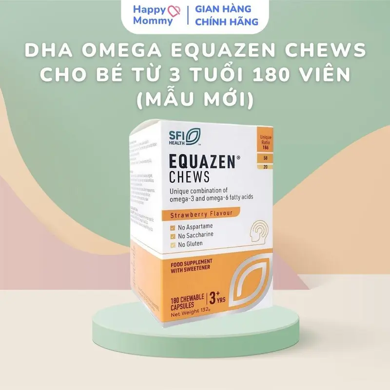 Omega Equazen chews 180 viên (3y+) dành cho trẻ 0