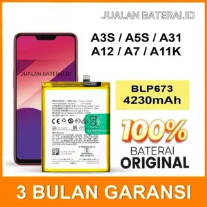 Baterai A3S CPH 1803 / 1853 / A5S / A7 2020 / A11K / A12 2020 / A31 2020 Batrey OPO BLP673 BLP 673 BERGARANSI