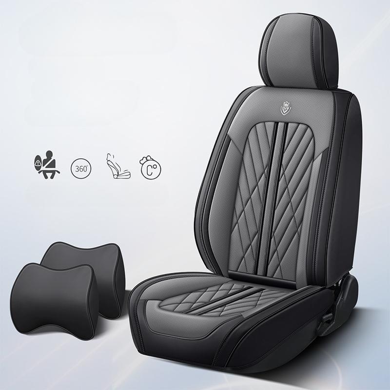 Car Seat Cover, 1 Count PU Leather Breathable Car Seat Protector, Universal Car Seat Protective Cover, Car Interior Accessories for Men & Women 4