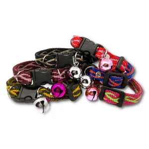 KALUNG KUCING MOTIF AKAR lonceng 14mm