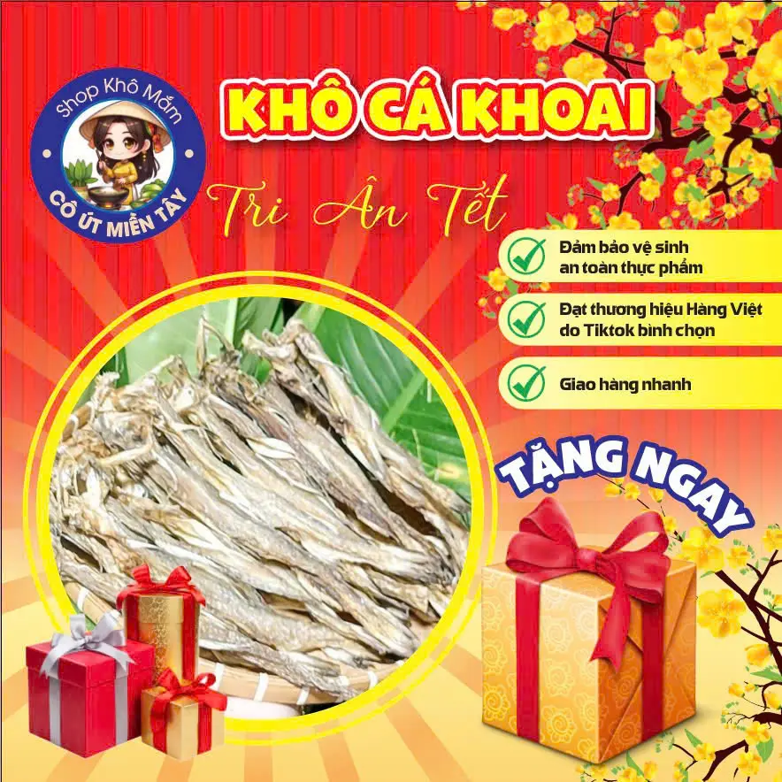 500gr; KHÔ CÁ KHOAI LỚN LOẠI NGON PHƠI NẮNG TỰ NHIÊN