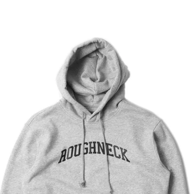 Sweater Hoodie Roughneck Grey Katun Distro Tebal Pria Sablon