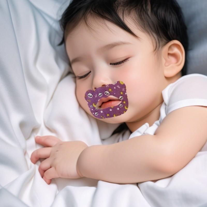 Dải Kín Miệng Trẻ Em, 30 Cái / Hộp, Miếng Dán Ngủ, Miếng Dán Chống Ngáy Miệng Trẻ Em, Miếng Dán Môi Ngáy, SAS 5