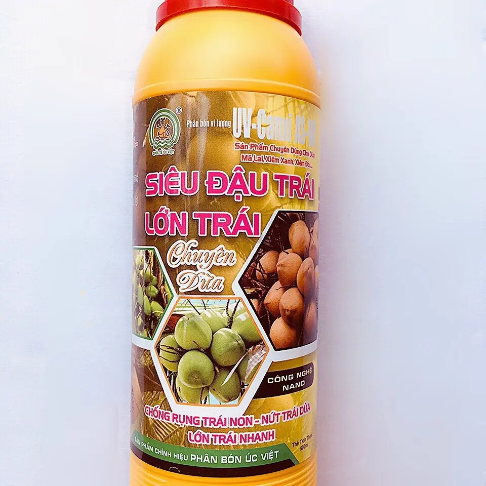 500ML Phân Bón Lá Chuyên Cây Dừa Giúp Siêu Đậu Trái, Lớn Trái, Ngừa Nứt Và Rụng Trái Non