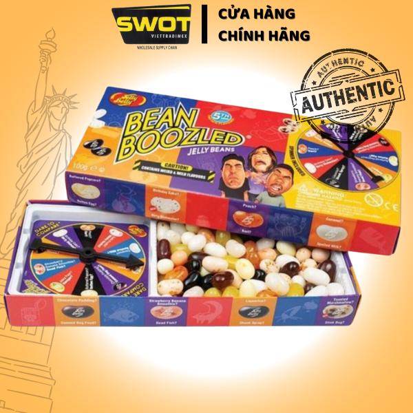 Kẹo thúi Mỹ Bean Boozled vòng xoay 99g, Kẹo thối Mỹ, vị kẹo độc đáo, trái cây nguyên liệu đảm bảo, kẹo ngậm an toàn sức khỏe - SWOT