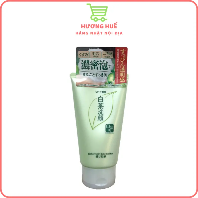 Sữa Rửa Mặt Trà Xanh Shirochasou Nhật Bản 120g 0