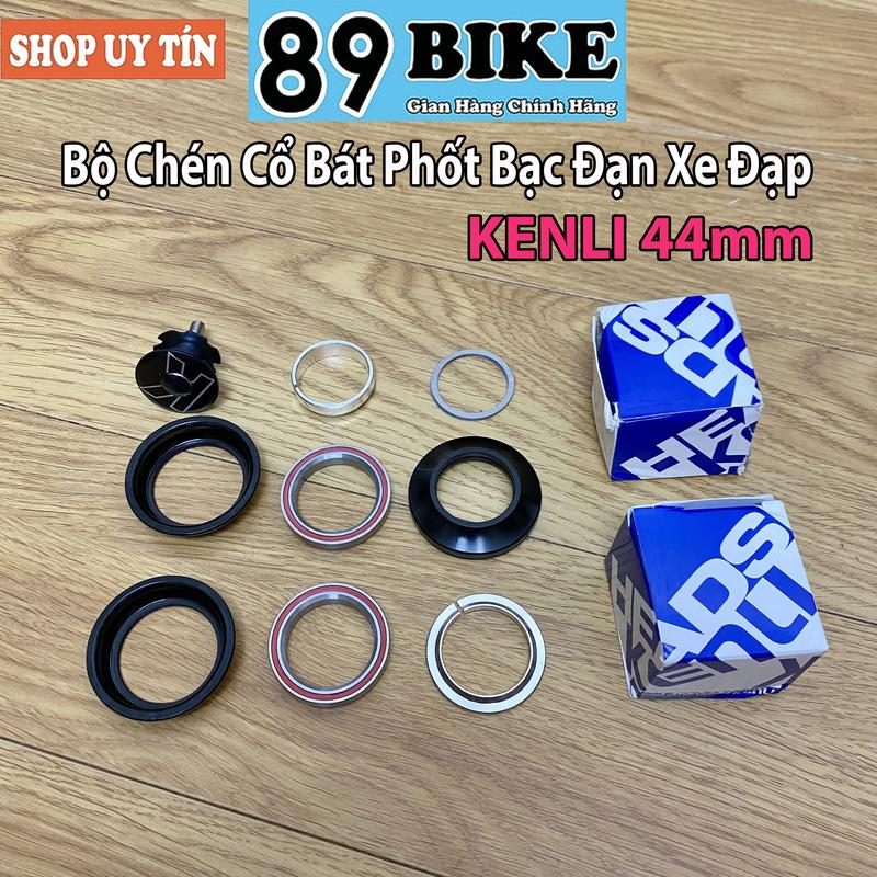 Bộ chén cổ bạc đạn xe đạp Kenli 44mm hàng xịn - Bộ chén cổ bạc đạn xe đạp fixed gear - Bát phốt xe đạp fixed gear