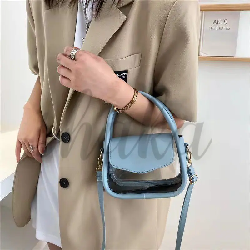 Tas Mini Transparan Wanita Rosy Mika / Sling Bag Mini Transparan Rosy Mika Tas Selempang Kulit shoulder  bag 4