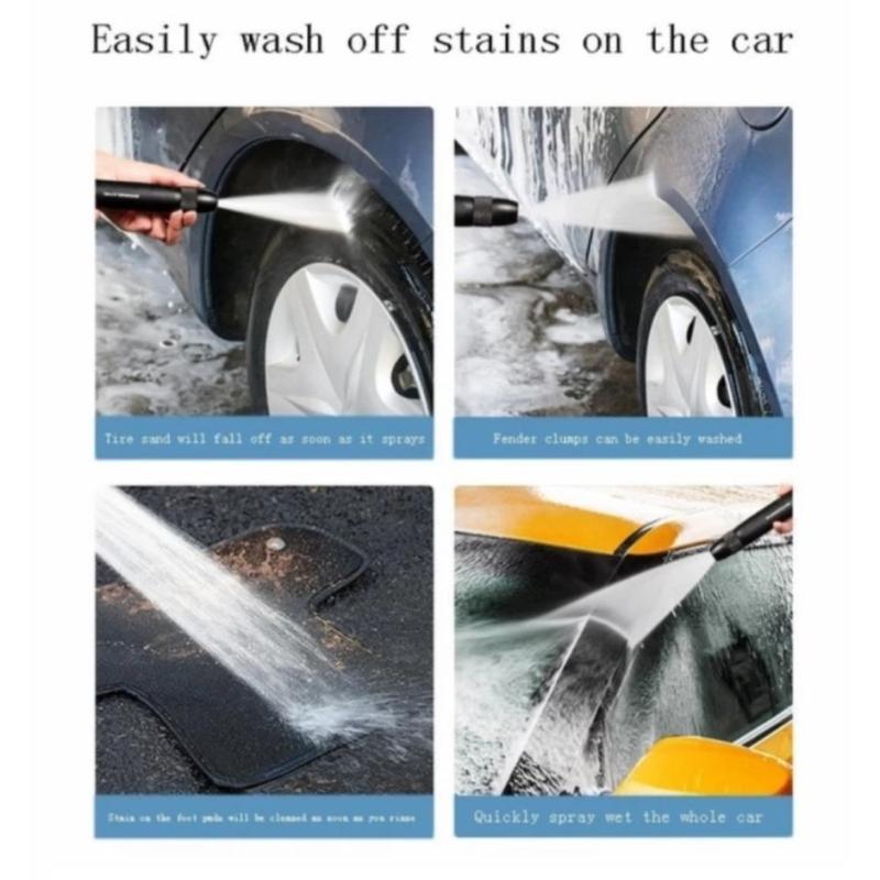 Kepala Semprotan Air Jet Spray Water Stream Hose Nozzle Selang Semprot Siram Tanaman Rumah Sepeda Pohon Mobil Motor Bunga Hose Nozzle Spray 1
