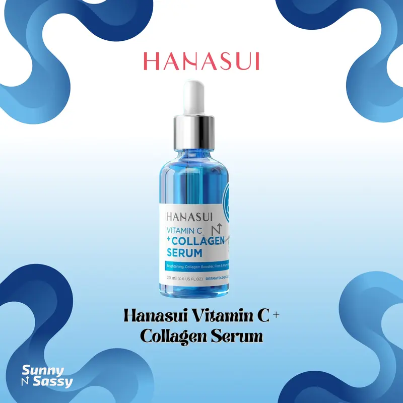 Hanasui Vitamin C + Collagen Serum - Lembap, Hidrasi & Cerah Collagen, 2% Niacinamide & 1% Vitamin C Wajah Essence 0