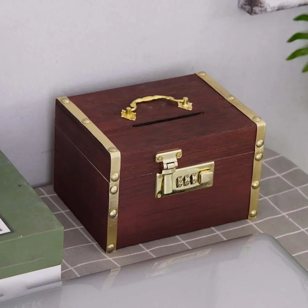 Piggy Bank  Coin Password Lock Money Saving Box for Dollars Kids Gifts