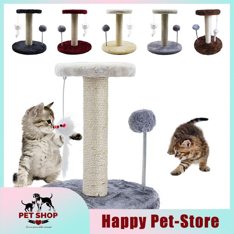 Khung leo trèo 2 lớp kèm đồ chơi Pet cho mèo, Cây đồ chơi cho mèo, Trụ cào móng…