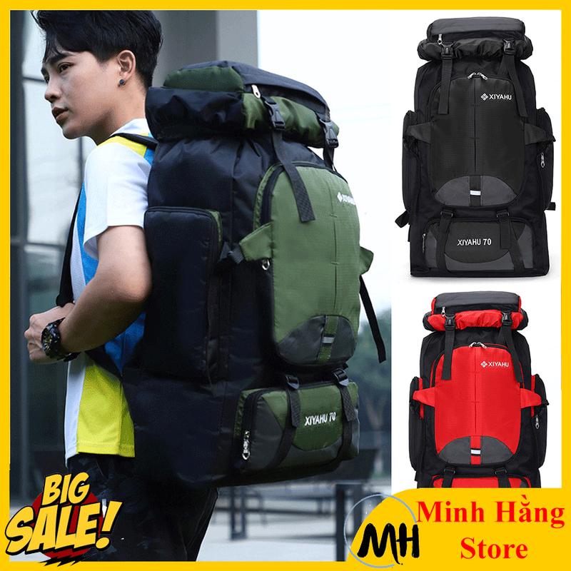 BALO THỜI TRANG DU LỊCH LEO NÚI dung tích LỚN 70 LÍT Nam Nữ, túi hành lý đường dài thích hợp đi phượt, quân đội