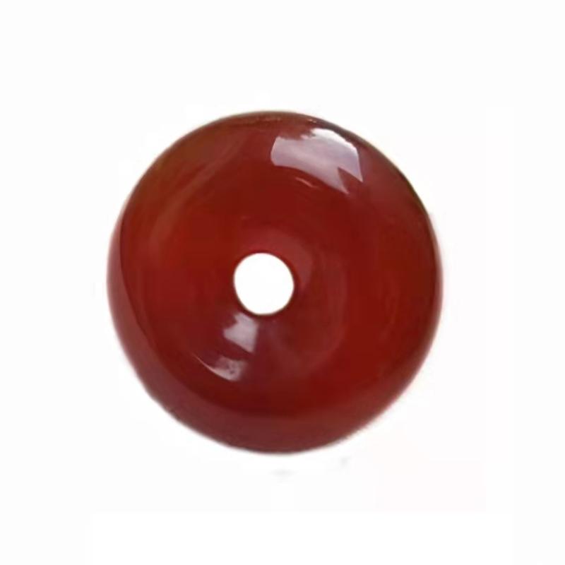 Product Introduction of Natural Ice Agate Chalcedony Safety Buckle Pendant Agate Men's and Women's Simple Pendant Gift 3