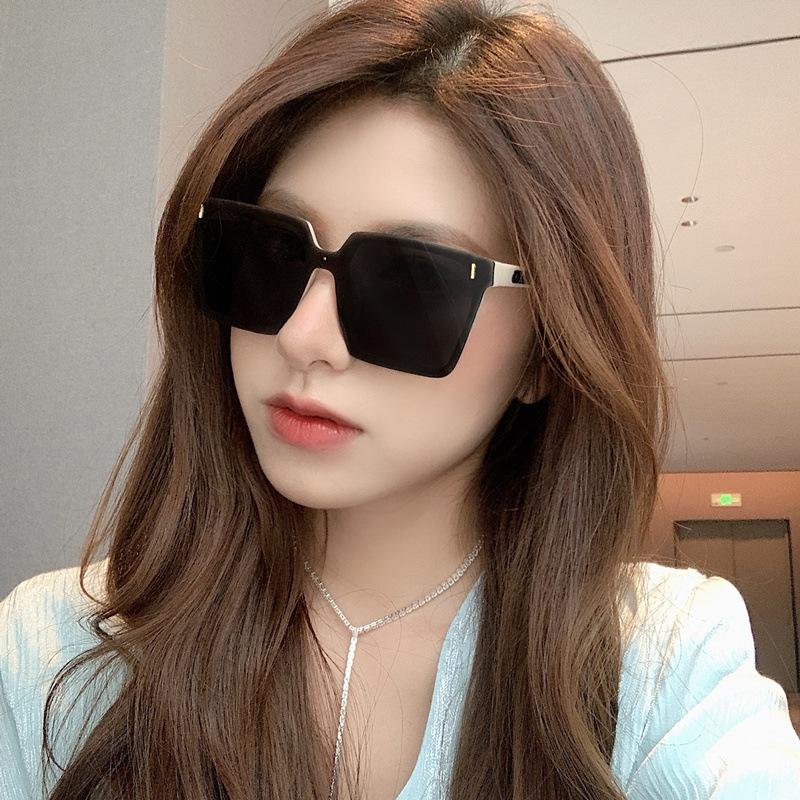 [MS82] Kính mát nữ thời trang gọng nhựa vuông, mắt kính râm đi biển đi dường chong nắng