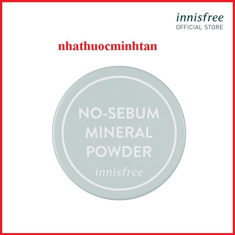  Phấn phủ Innisfree No Sebum - Kiềm dầu che phủ sẹo mụn và lỗ chân lông to 