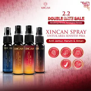 TERLARIS - Xincan Perlindungan Anti Bacterial Aromatic Hygiene Care Spray - Efektif Perawatan Tubuh Pria XINCAN Spray Cooling Perawatan Pribadi Pria - Aroma Segar mengurangi Gatal akibat jamur Mencerahkan