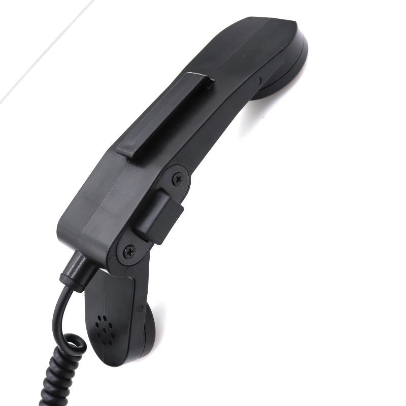 Product Introduction of H250-PTT 2 Pin K-Type Military Army Retro Telephone Shoulder PTT Mic Microphone For CP200 EP450 ICOM IC-V8 IC-V80 IC-V82 V85 34