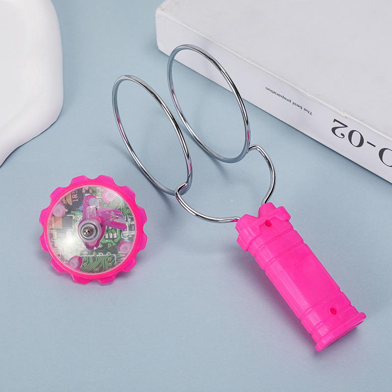 Con Quay Bay Ma Thuật Xoay Quán Tính, Tay Cầm, Sáng Tạo, Đầy Màu Sắc, Phát Sáng, Đồ Chơi Đường Ray Từ Tính 6