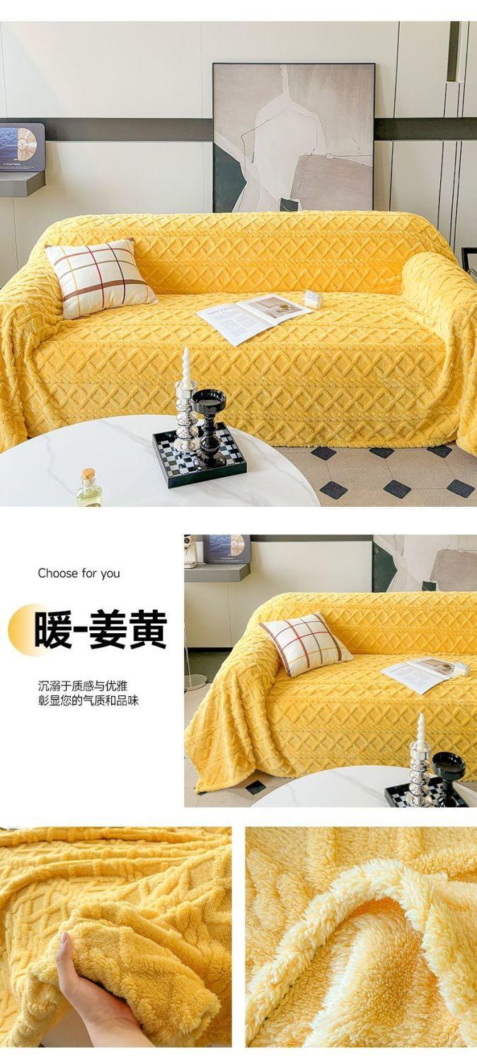 Product Introduction of [ 28k People Collection] Anti-Cat Scratch Sofa Cover Cloth, Internet Celebrity, All-Season Non-Slip Sofa Towel, Full-Coverage Luxury Blanket 18