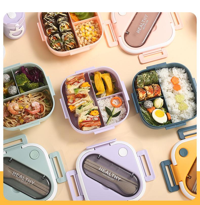 Product Introduction of Hộp cơm bento tặng kèm đũa thìa cao cấp CICI HCHEALTHY899 10