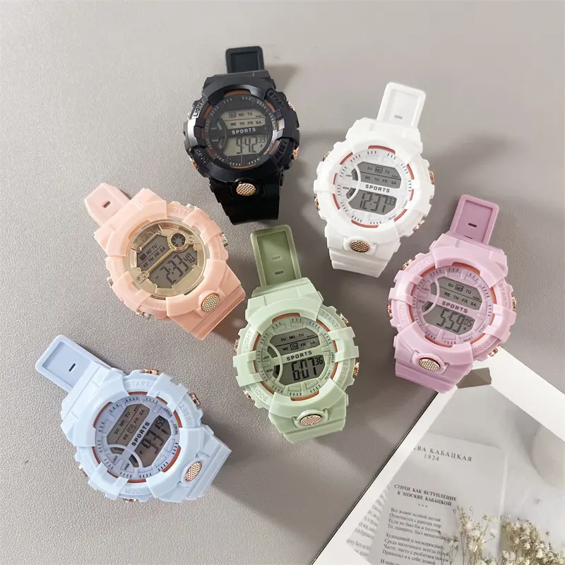 Jam Tangan Sukan untuk Lelaki, G Jam Shock Paparan Dwi,SB9 Gjam