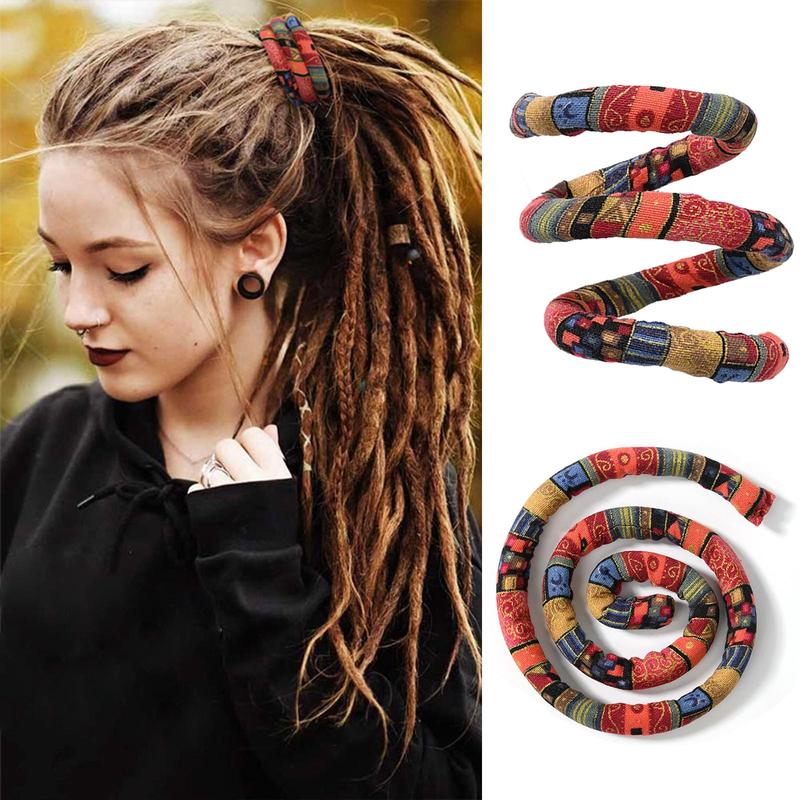 Spiral Hair Tie, 3 Counts/set Heatless Hair Tie, Hair Styling Tool for Women & Men, Durable Fabric, with Strong Wire, Boho Style Accessories 2
