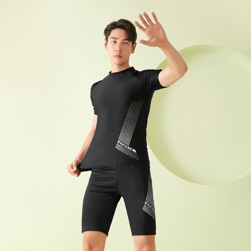 Product Introduction of New Men's Swimsuit Swimming Suit Youth Adult Male Xl Swimsuit Men's Training Swimsuit 1