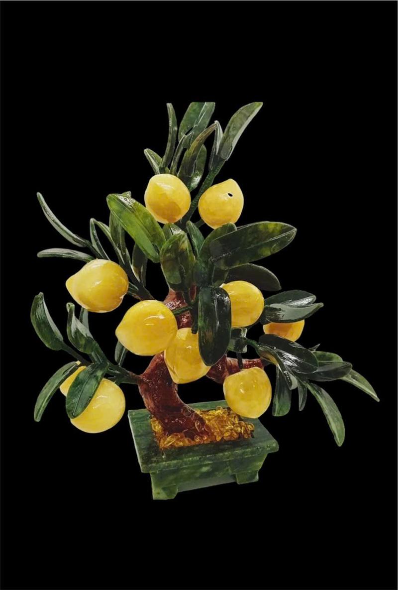 Product Introduction of Cây đào đá phong thuỷ [ Nhiều màu sắc] 12 Quả - Decor Phòng Trang Trí Nhà 2